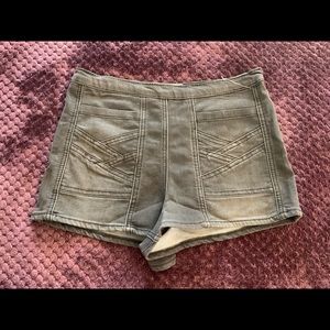 Free People High Waisted Shorts | Side Zipper